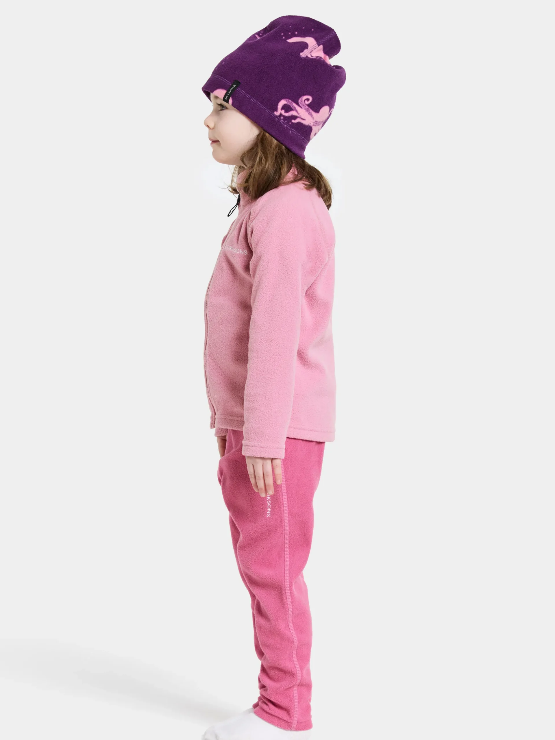 Didriksons fleecetakki Monte, Light Heather Pink