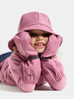 Didriksons Glove vuorittomat saderukkaset, Heather pink