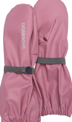 Didriksons Glove vuorittomat saderukkaset, Heather pink