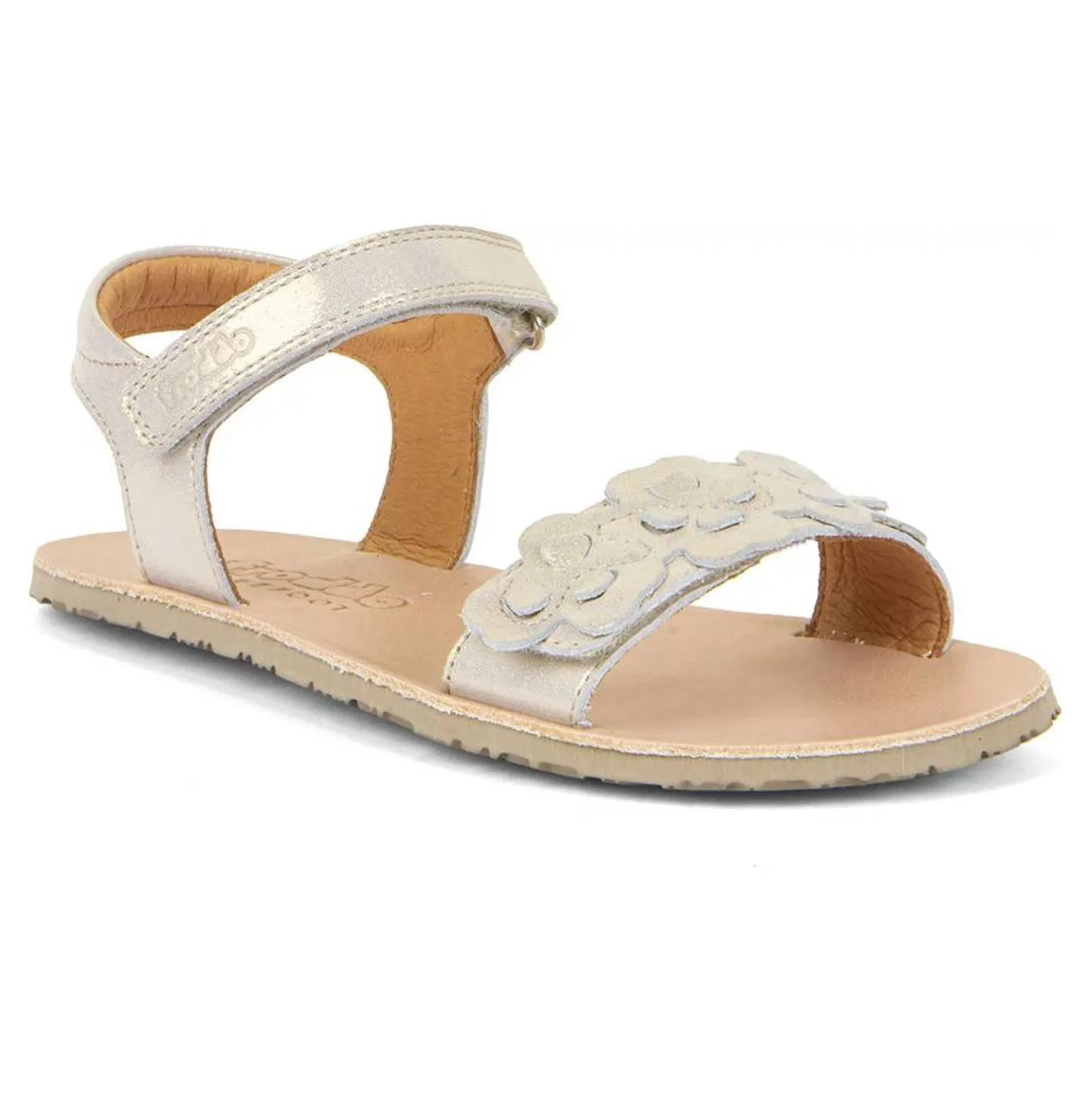 Froddo Flexy Flowers paljasjalka sandaalit, Gold shine