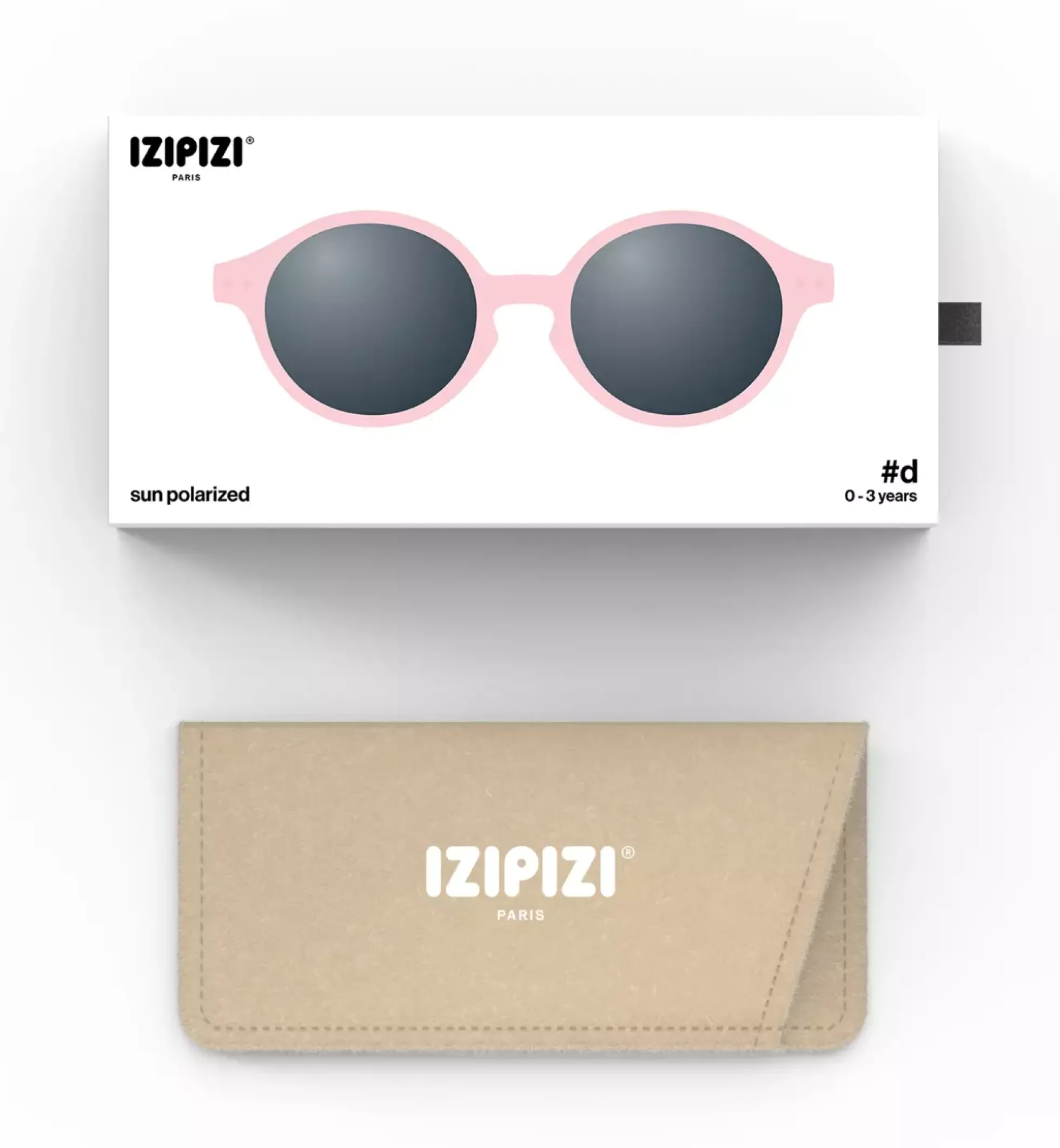 IZIPIZI #d aurinkolasit, 0-3 vuotta, Pastel Pink