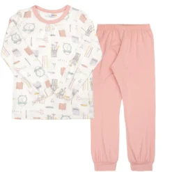 Joha pyjama setti, Luonnonvalkoinen