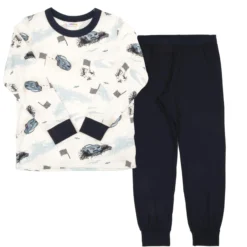 Joha pyjama, Tummansininen