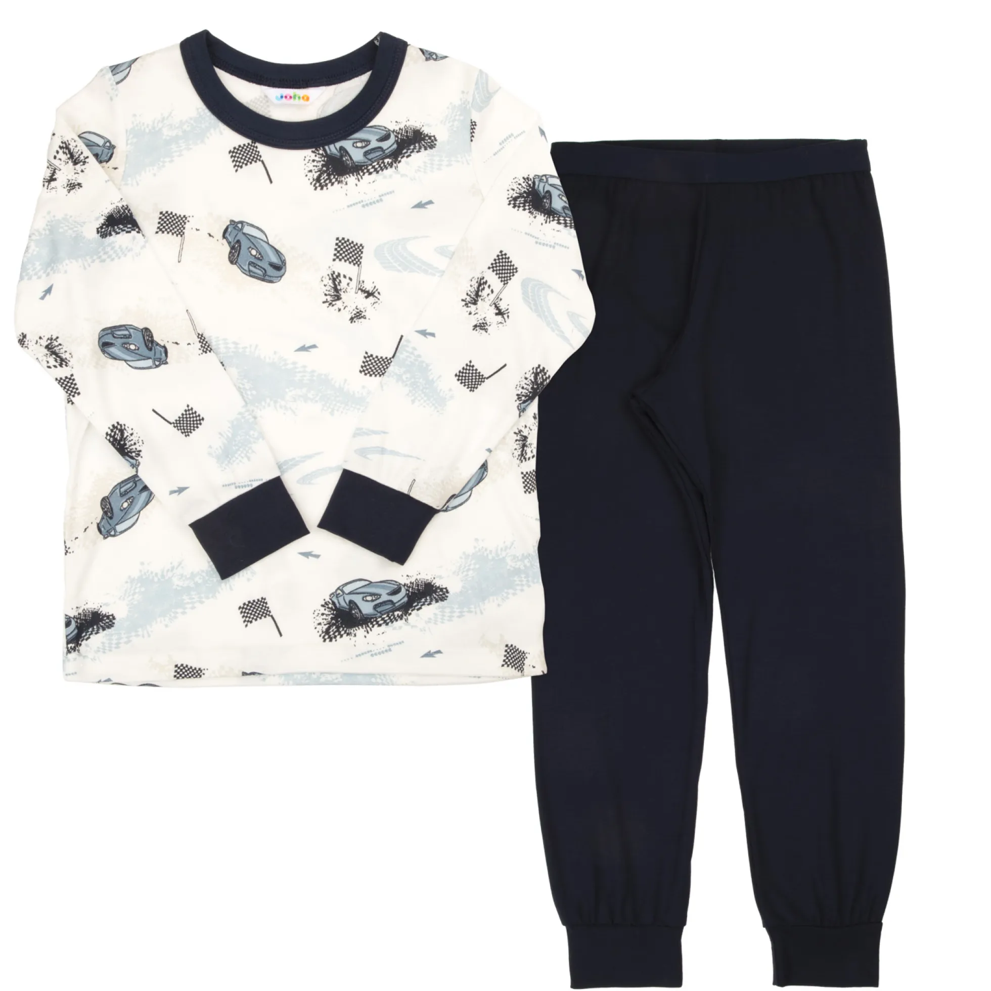 Joha pyjama, Tummansininen