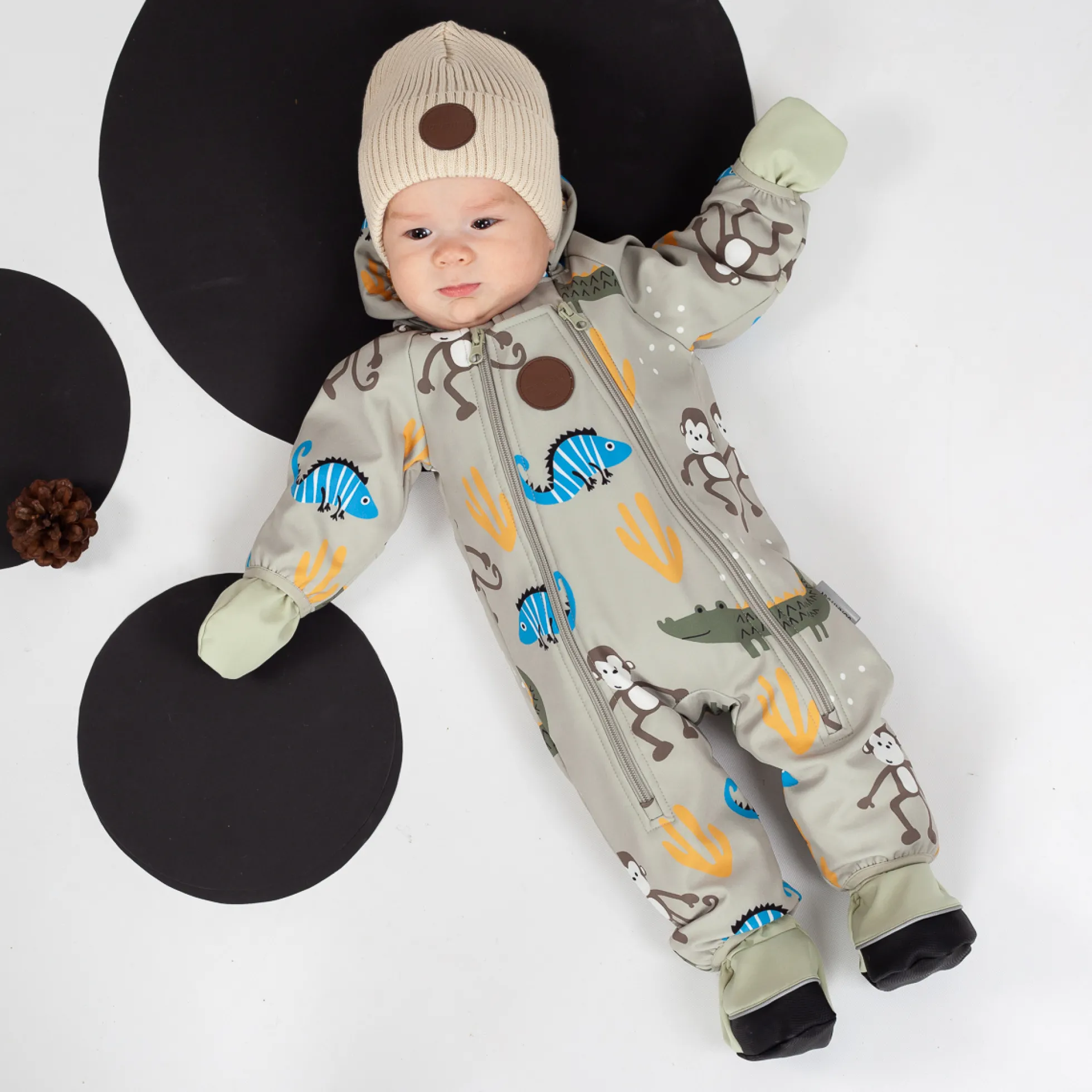 Jonathan Baby softshell-haalari (50cm, 56cm)
