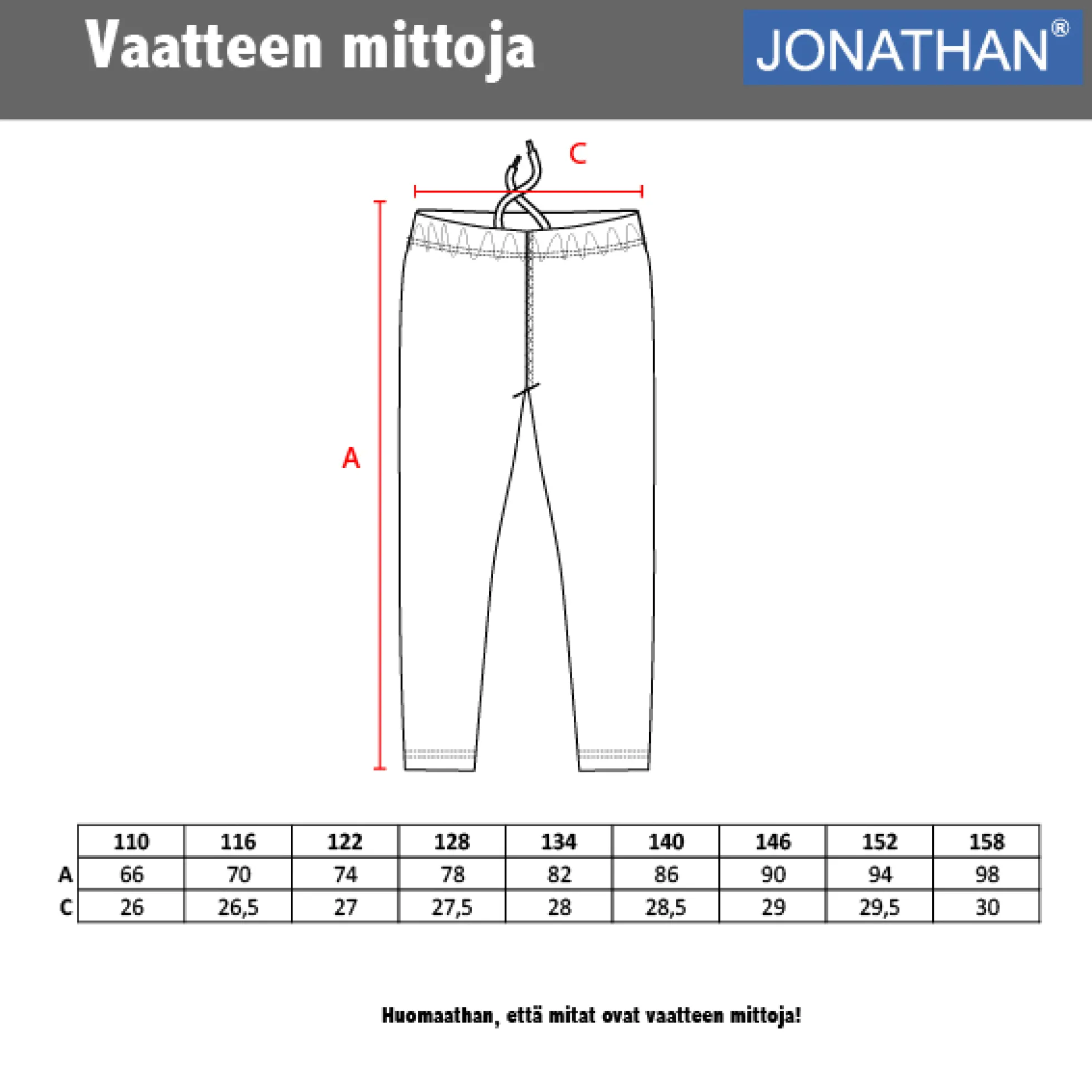 Jonathan fleecehousut