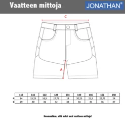 Jonathan retkeilyshortsit