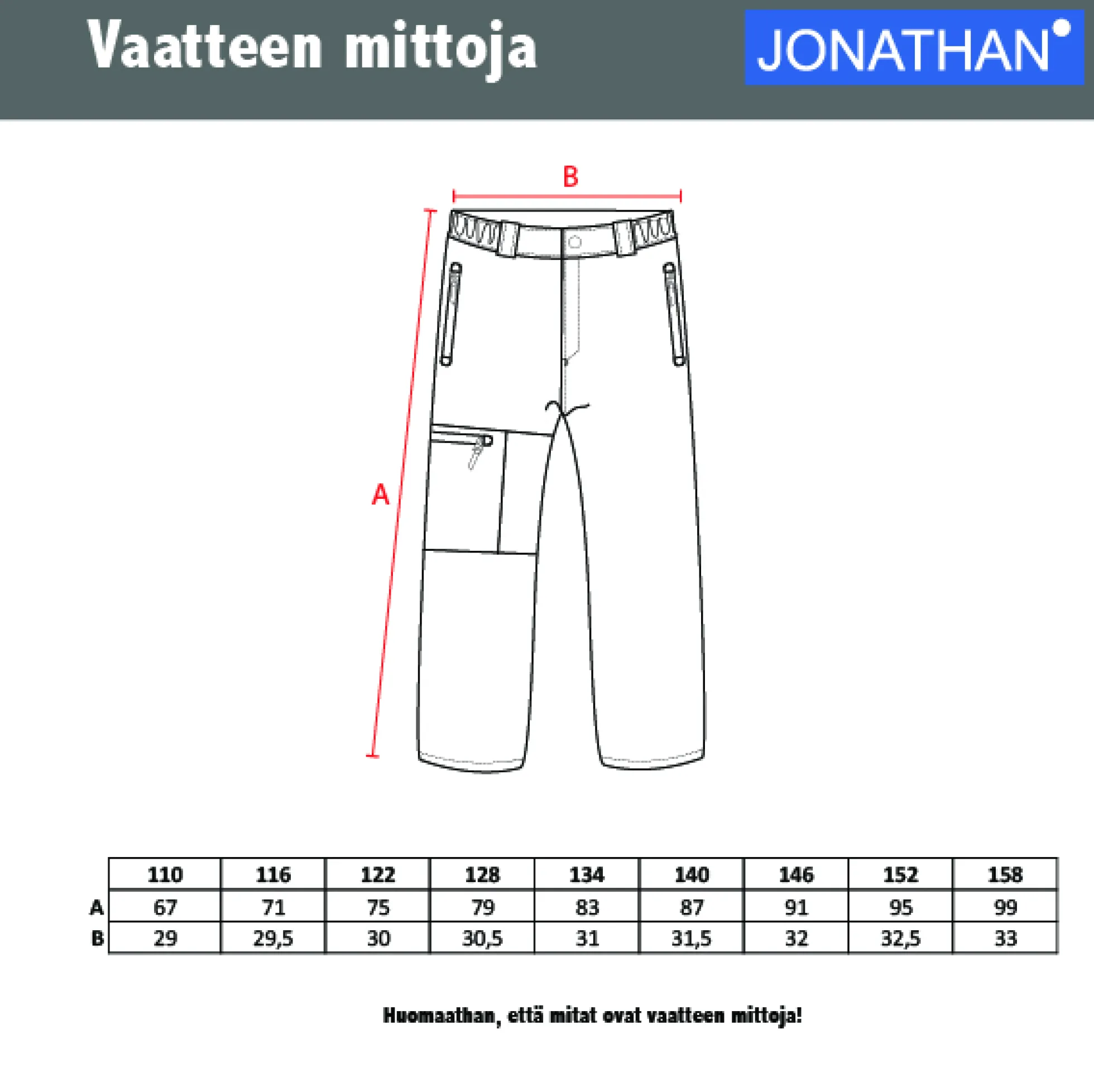 Jonathan vu00e4likausihousut