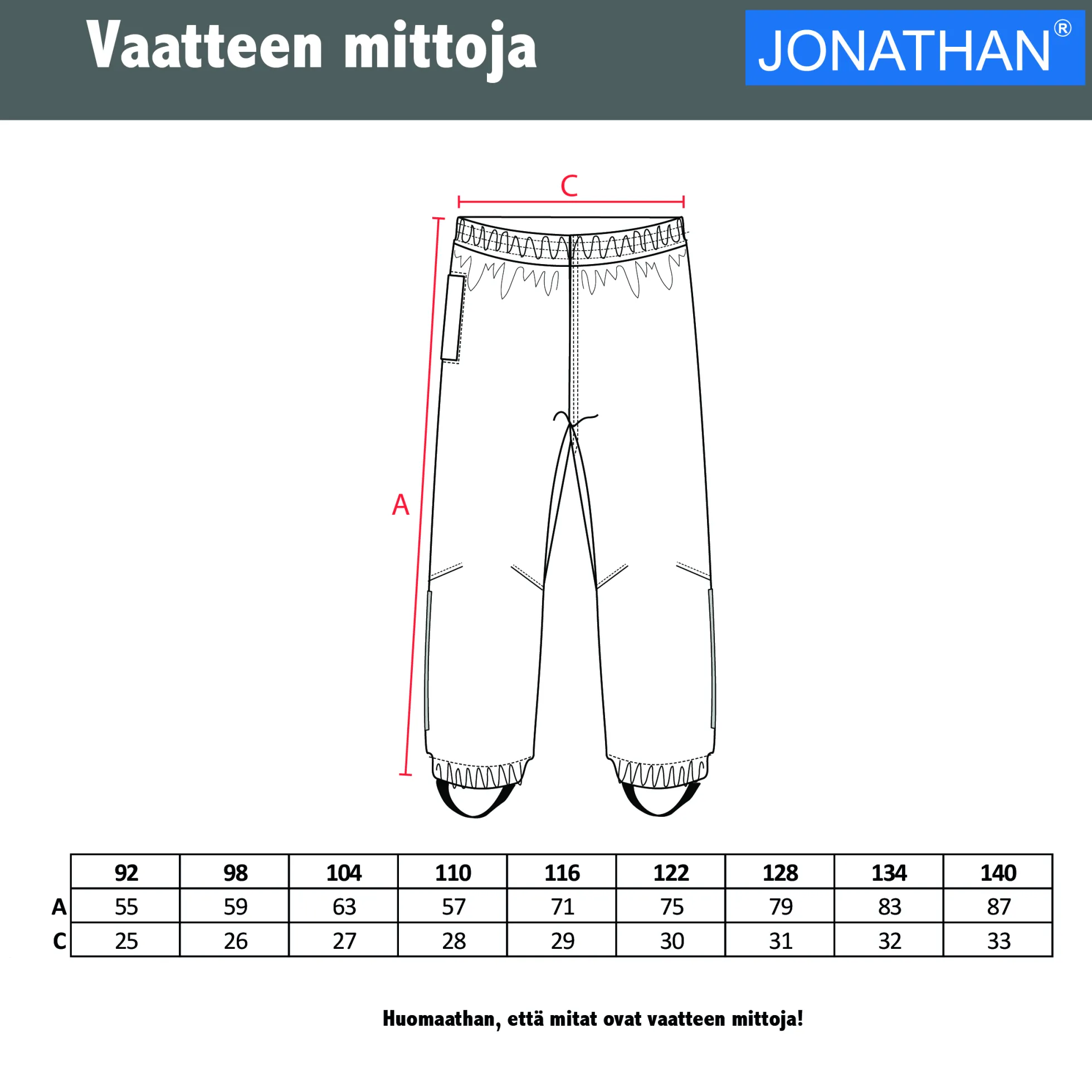 Jonathan vu00e4likausihousut