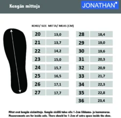 Jonathan vuorilliset kevytsaappaat