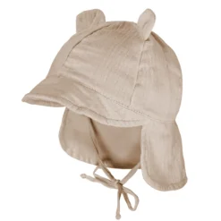 Maximo vauvan kesu00e4hattu korvilla, Beige