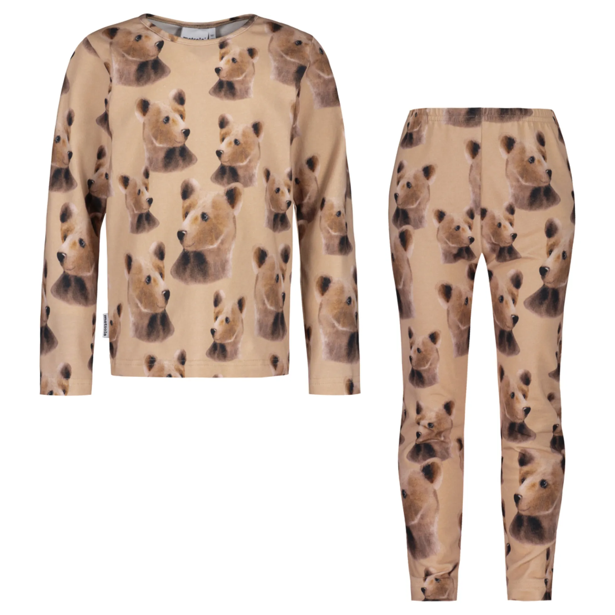 Metsola Bear Pyjama, Hazelnut
