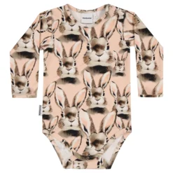 Metsola Bunny body, vaaleanpunainen