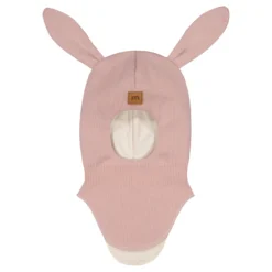 Metsola Bunny Helmet merinovilla kypu00e4ru00e4myssy, Hearty Pink