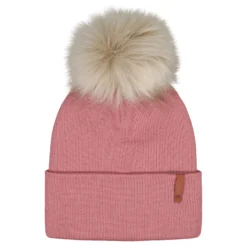 Metsola Crystal Beanie merinovillapipo, Rosy
