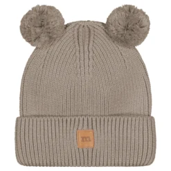 Metsola Knitted Pom Pom merinovillapipo, Stormy