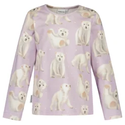 Metsola Polar Bear Pyjama, Icy Lilac