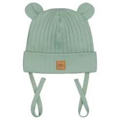 Metsola Wide Rib Bear Beanie pipo, Dusty Green