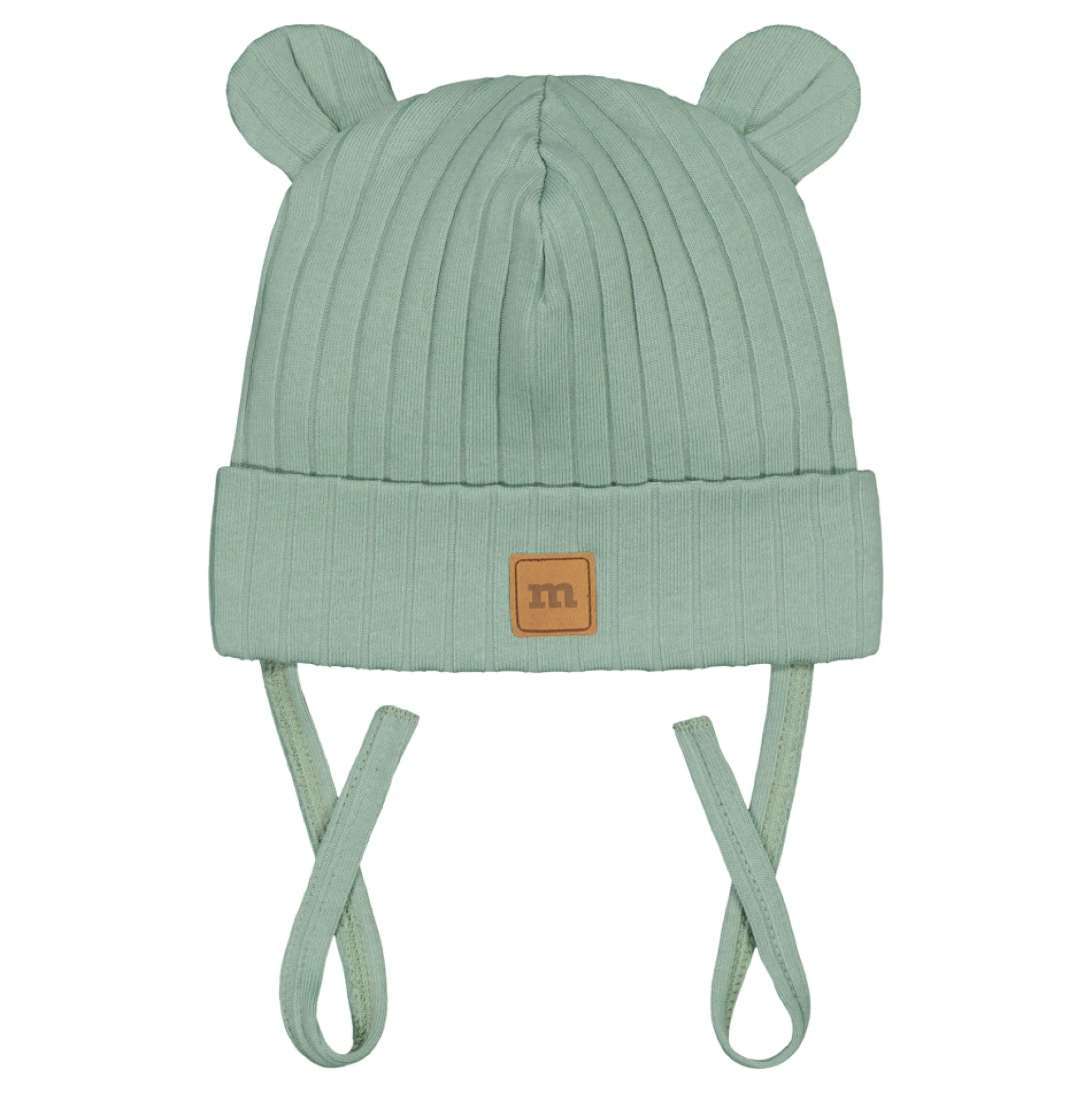 Metsola Wide Rib Bear Beanie pipo, Dusty Green