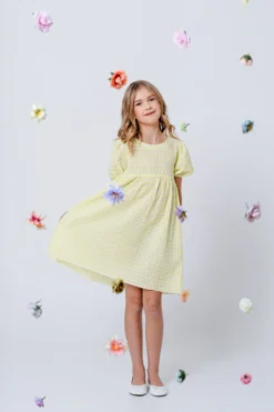 Mingnelin seersucker mekko
