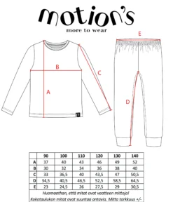 Motion's pyjama