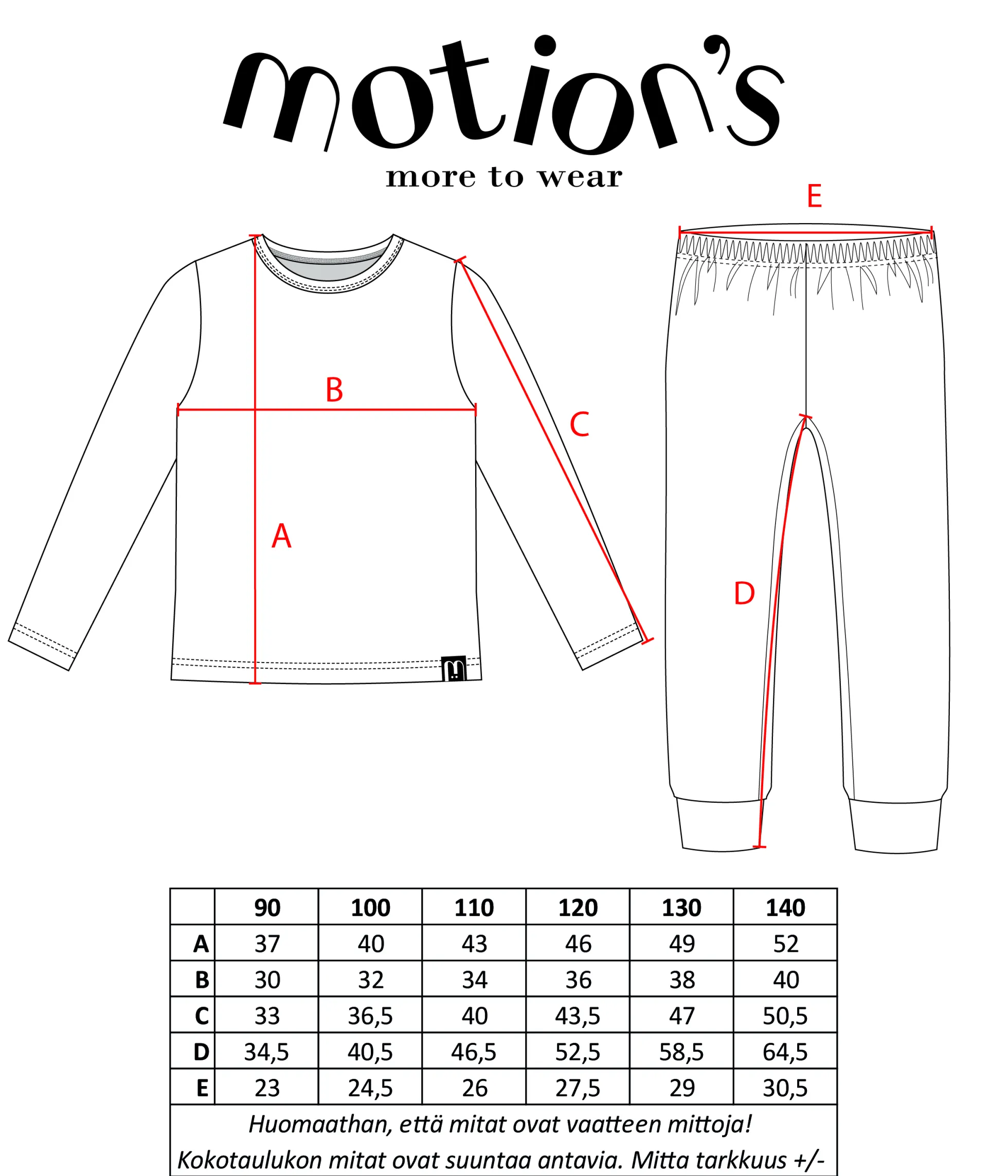 Motion's pyjama