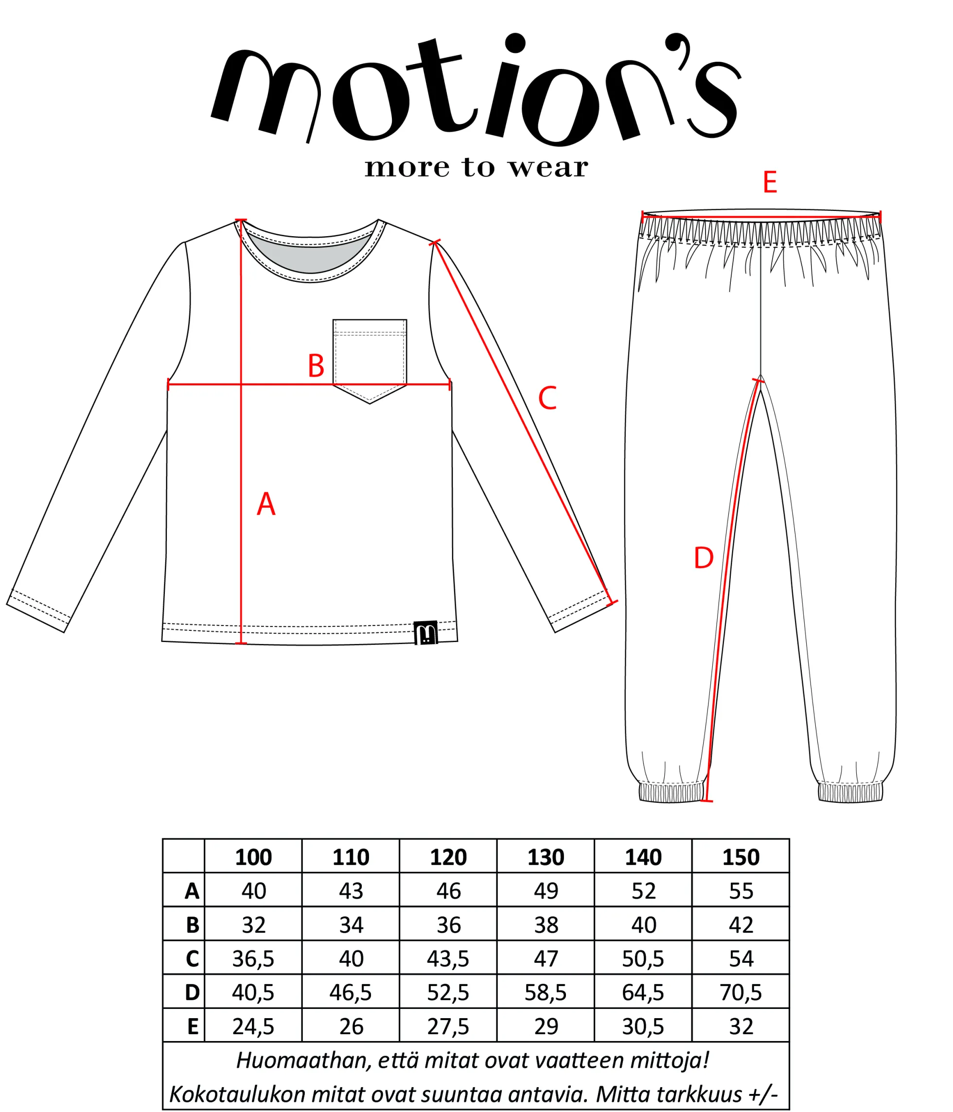 Motion's pyjama