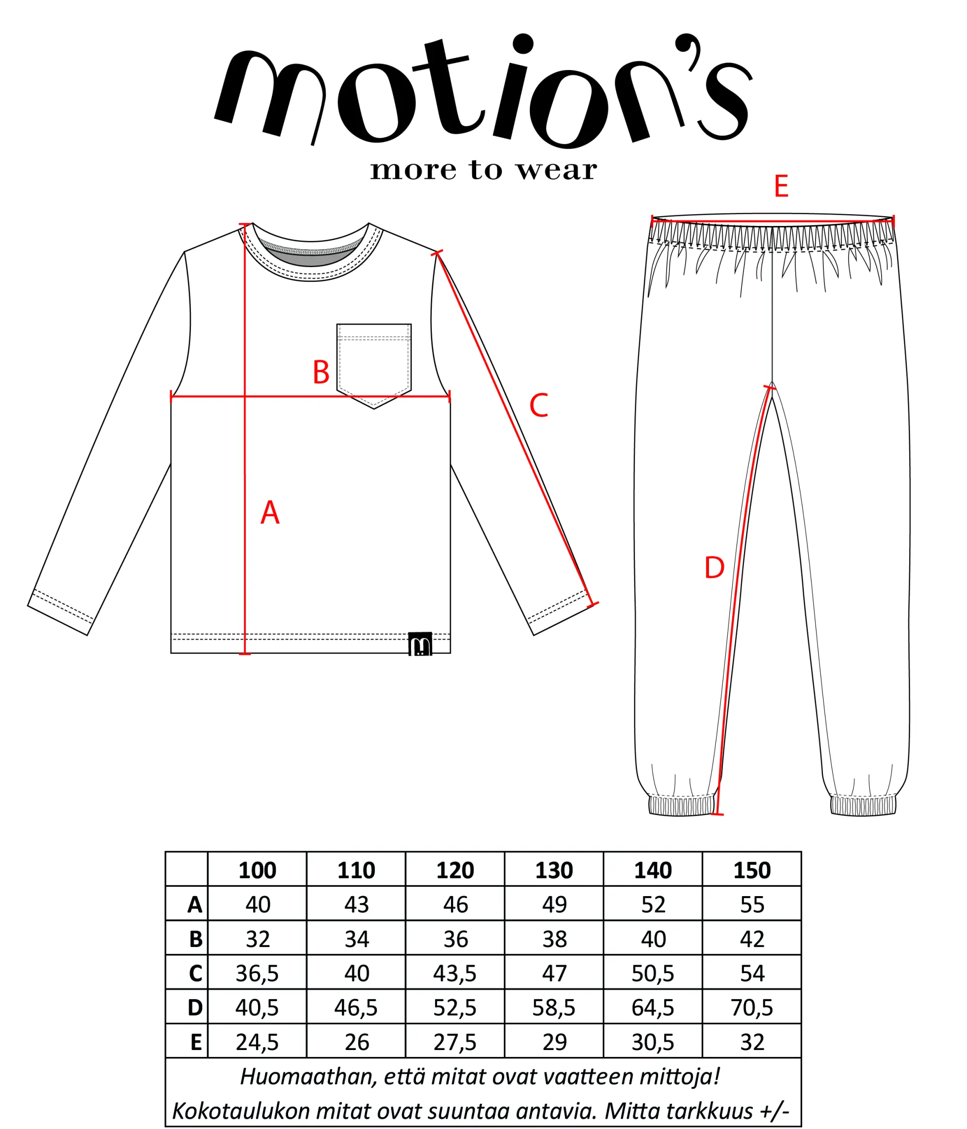 Motion's pyjama