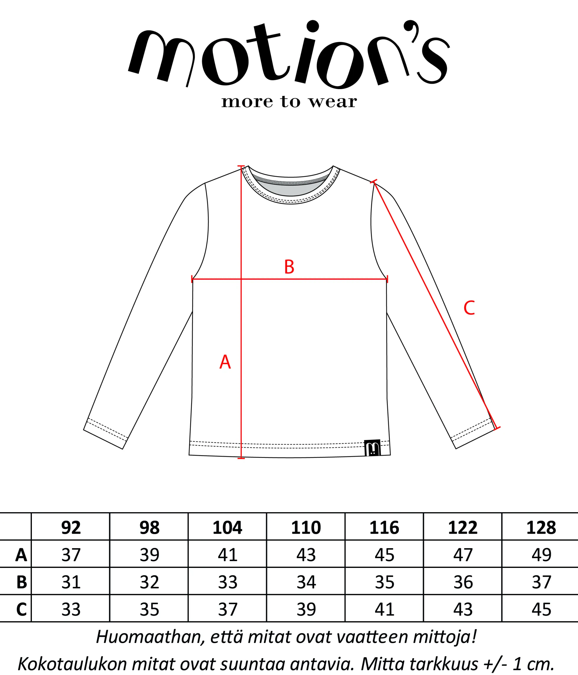 Motion's t-paita