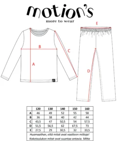 Motionu00b4s pyjama