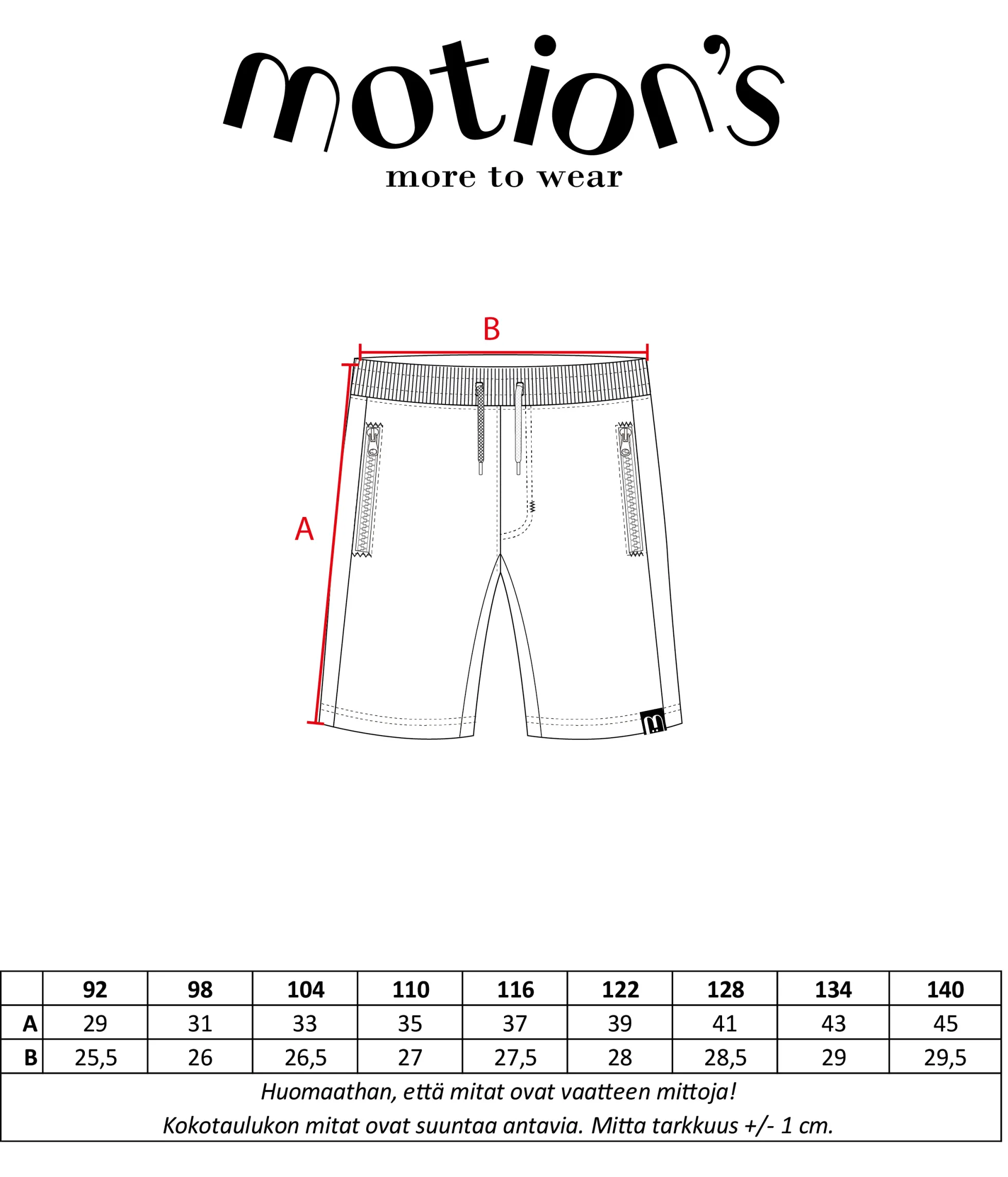 Motionu00b4s shortsit