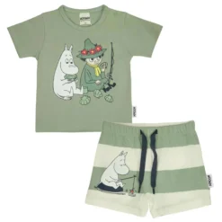 Muumi shortsisetti Lomapu00e4ivu00e4, Raita