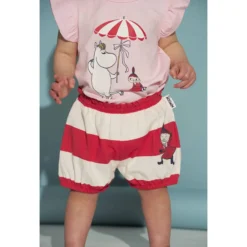 Muumi shortsisetti Simpukkaranta, Raita