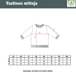 Nalle collegepaita