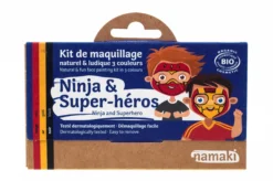 Namaki Kasvomaalaussetti - 3 vu00e4riu00e4, Ninja & Supersankari