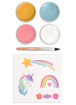 Namaki Kasvomaalaussetti - 4 vu00e4riu00e4, Unicorn