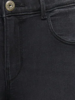 Only Girls Rain Flared farkut, Washed Black