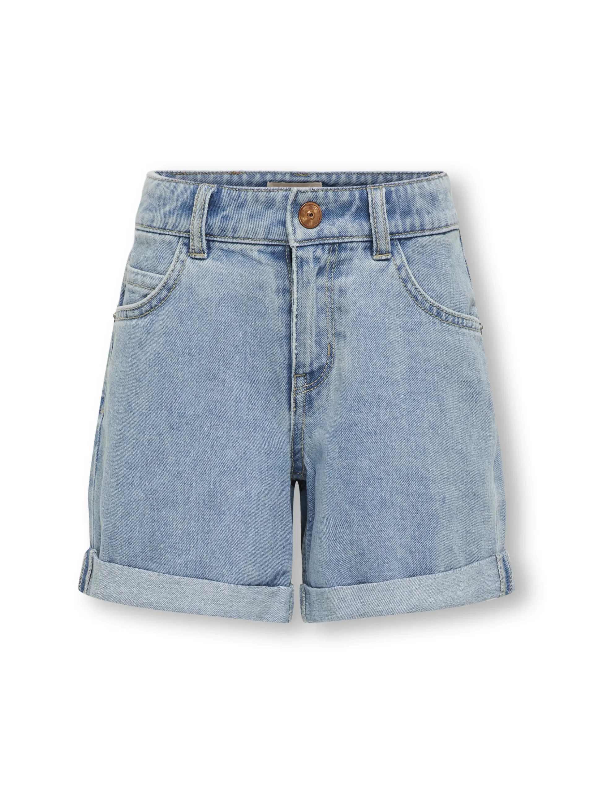Only Girls Vega farkkushortsit, Light Blue Denim