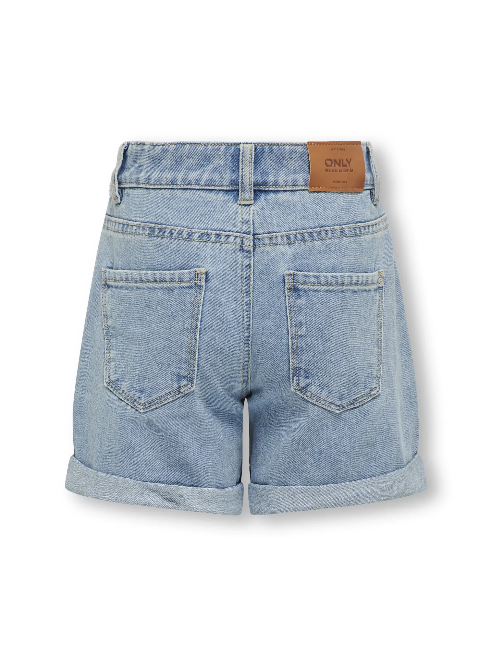 Only Girls Vega farkkushortsit, Light Blue Denim