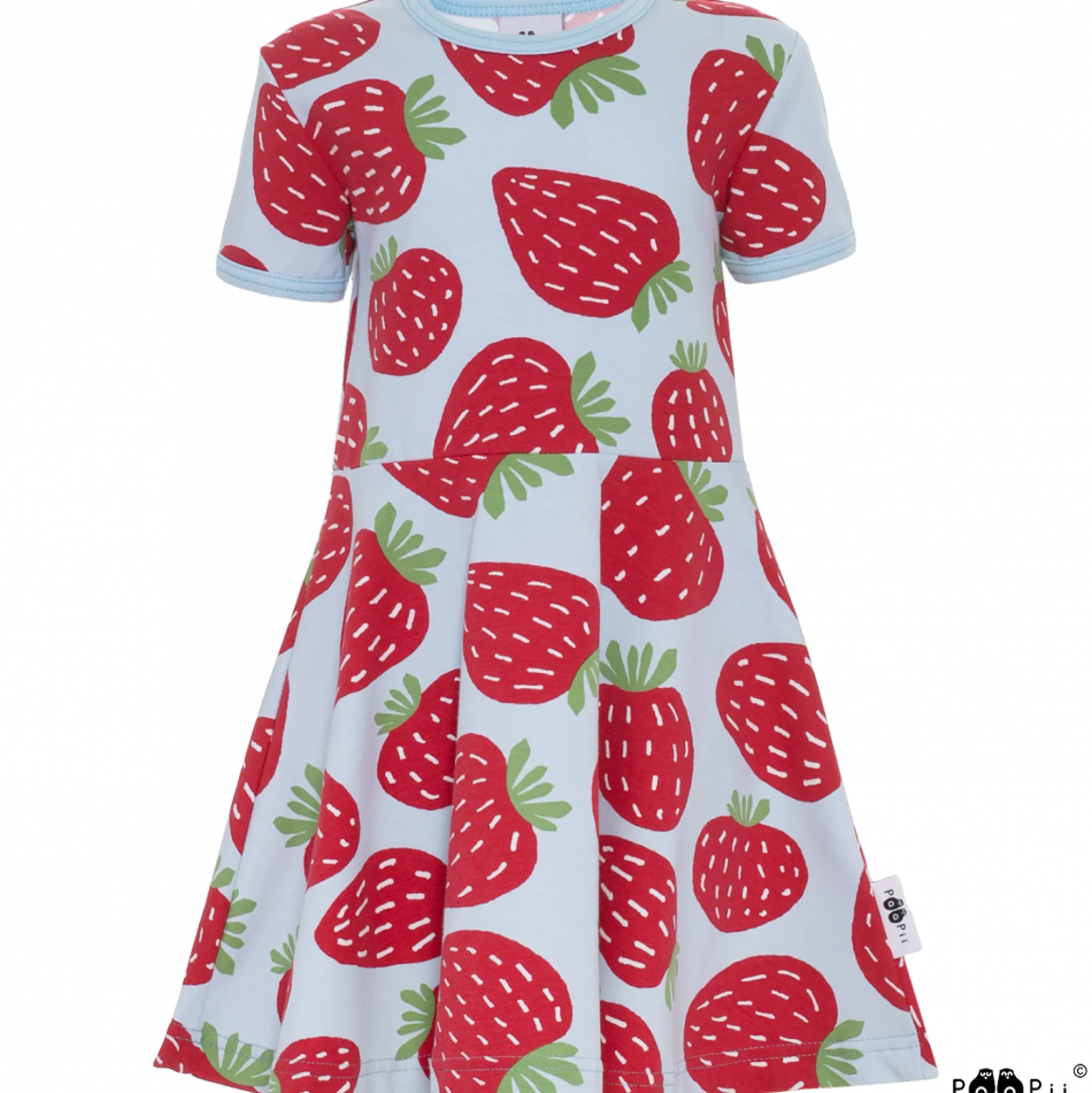 Paapii Sani mekko Polka, vaaleansininen