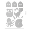 Reflactive Berlin heijastavat tekstiilitarrat Creatures, hopea