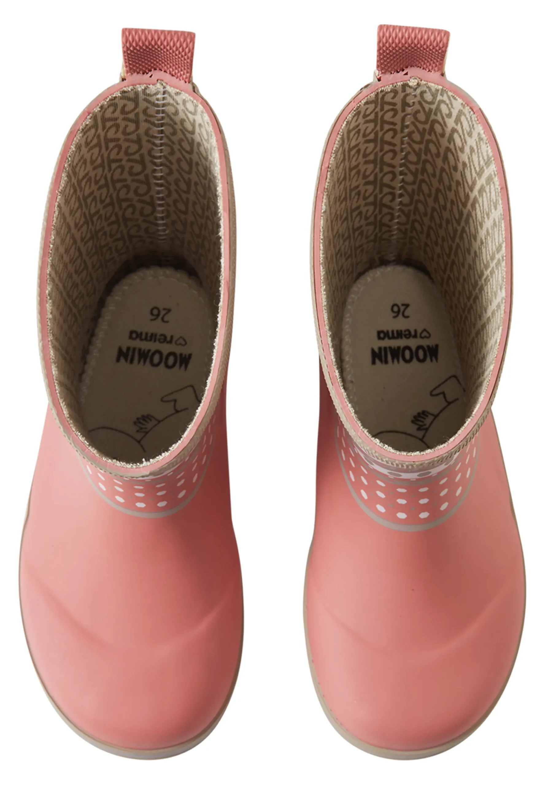 Reima kumisaappaat Moomin Magisk, Rose Blush