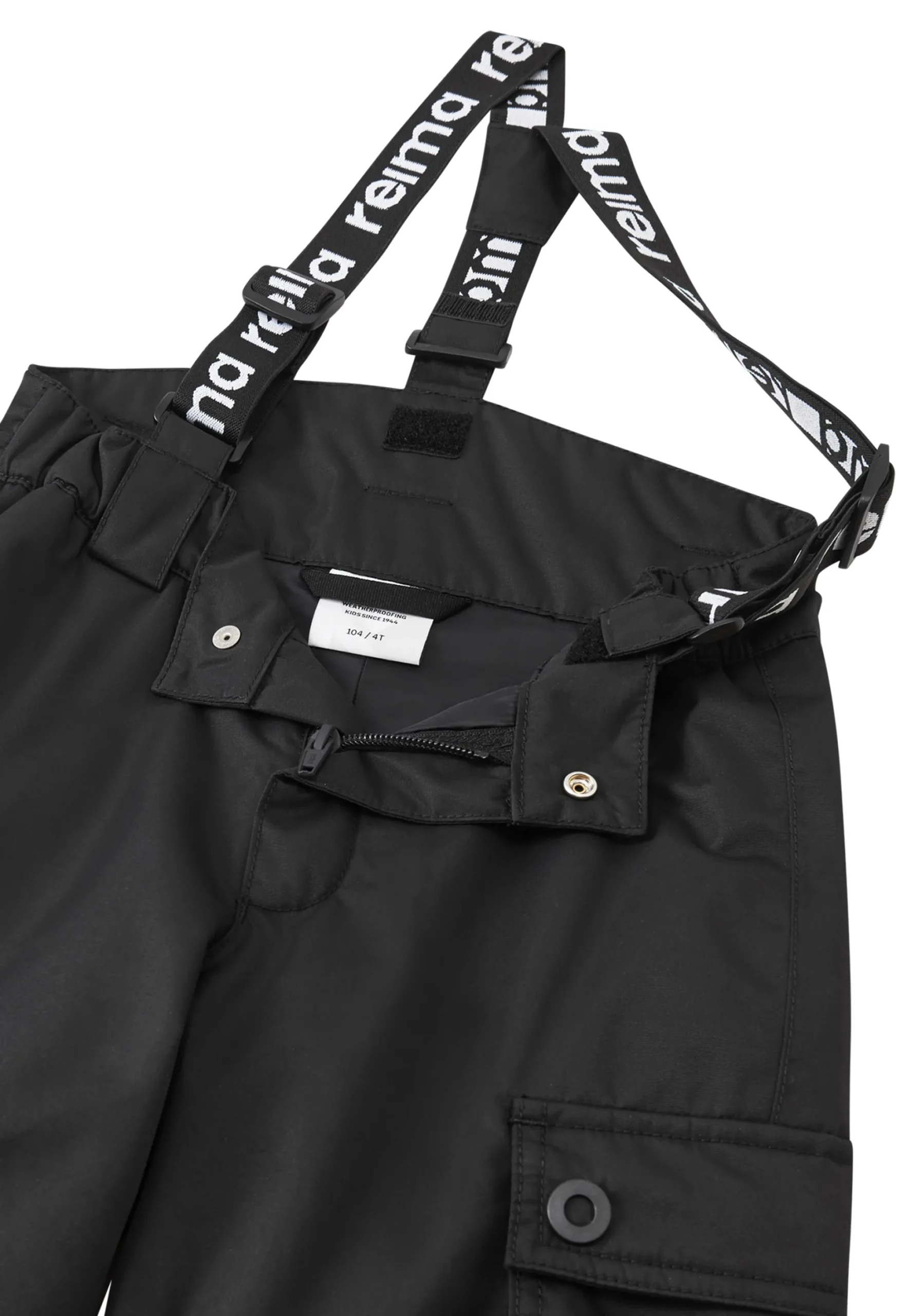 ReimaTec kevyttoppahousut Tiksi, Black