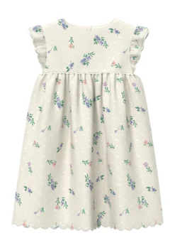 s.Oliver Baby kukkakuviollinen mekko, valkoinen