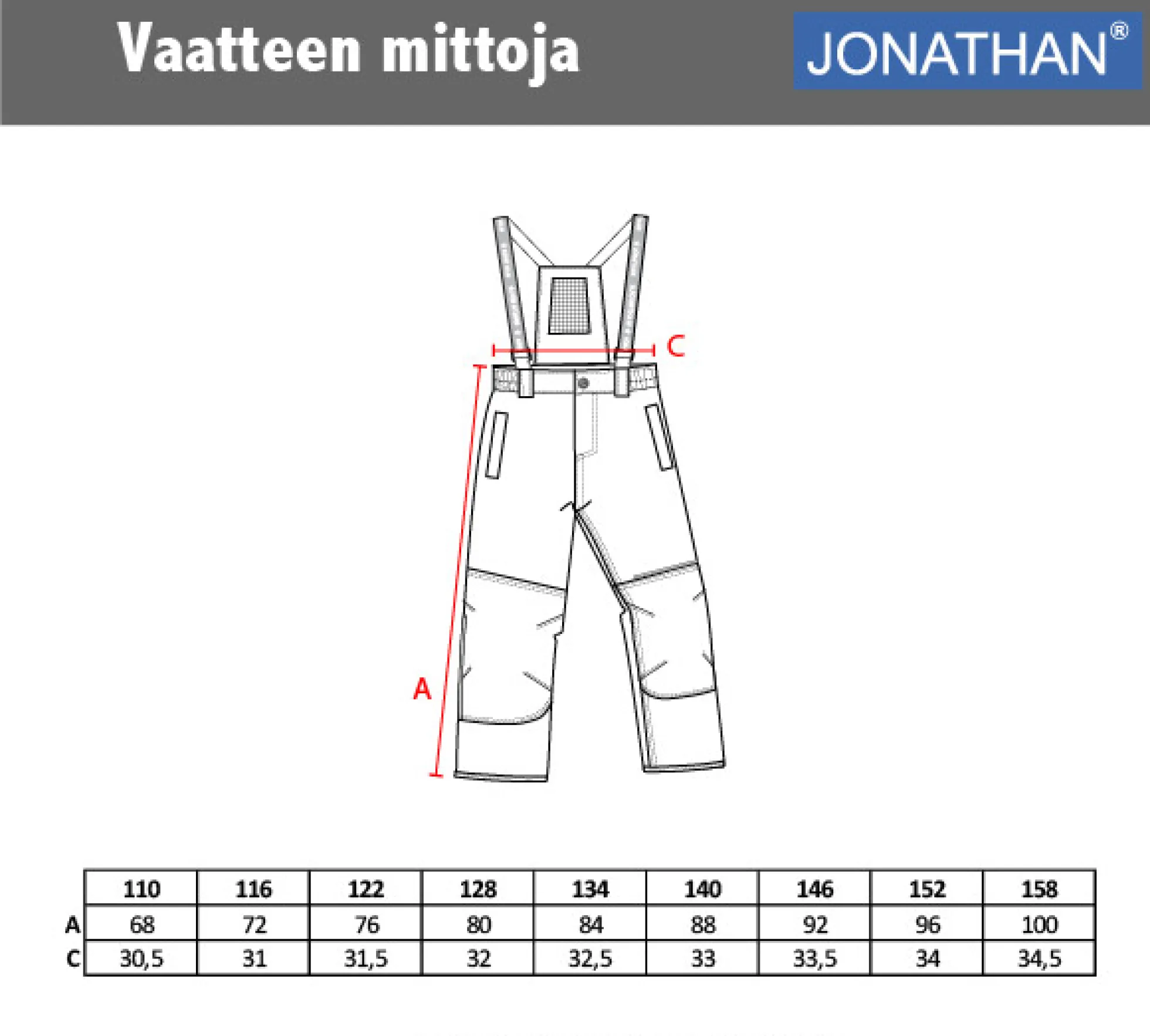 Tu00e4hti Jonathan toppahousut