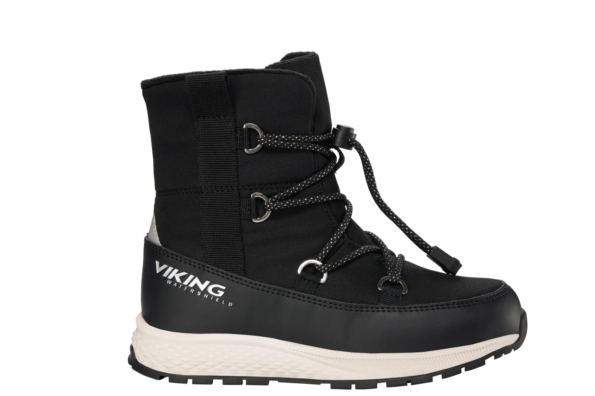 Viking Equip Warm WP SL talvikengu00e4t, Musta