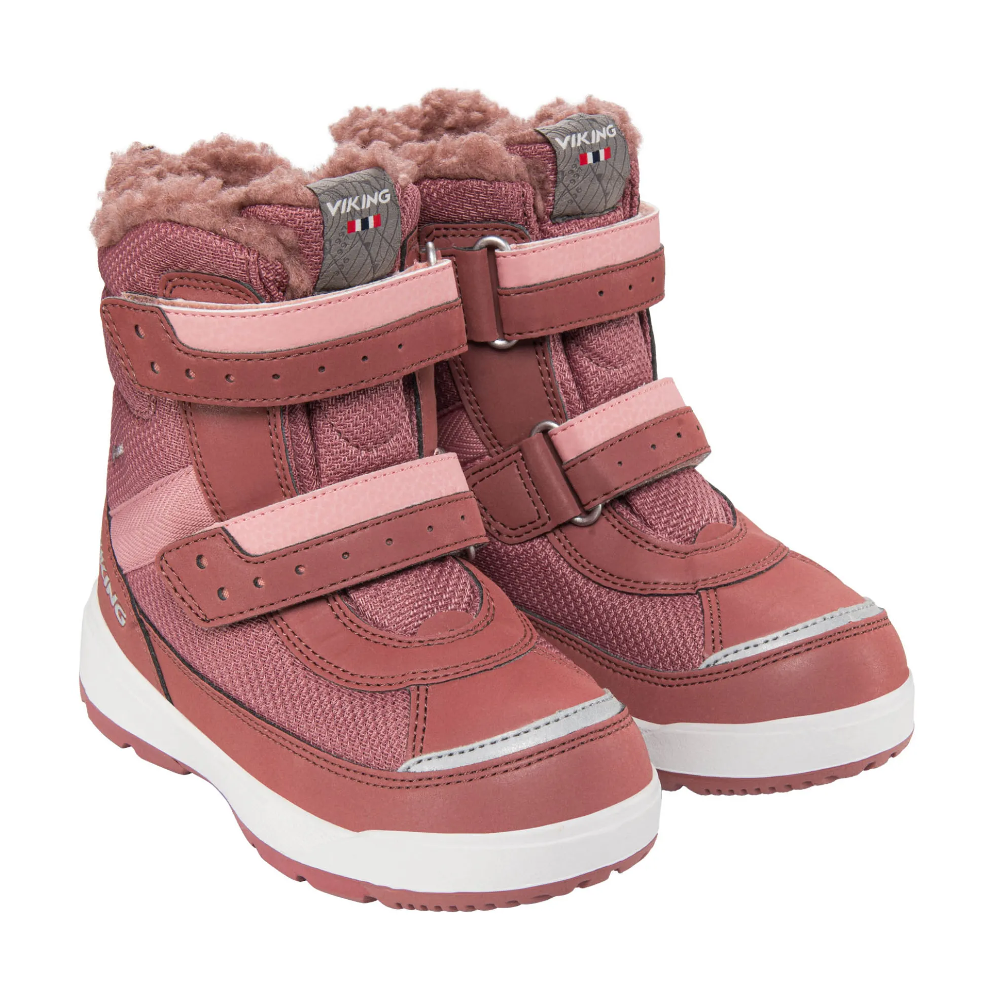 Viking Play Reflex Warm GTX 2V talvikengu00e4t, Vaaleanpunainen
